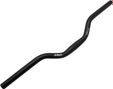 CINTRE VTT DEMI RELEVE ALU NOIR MAT 25 4mm L610mm HAUTEUR 50mm