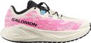 Zapatillas de running Salomon Aero Glide 4 GRVL Blanco/Rosa Hombre