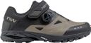 Zapatillas Mountain Bike Northwave Spider Plus 3 Beige Negro Hombre