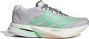Chaussures Running adidas Adizero Boston 13 Gris/Vert Femme