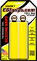 Paire de Grips Esi Chunky 32mm Jaune