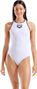 Maillot de Bain Arena Y-Line Blanc/Noir Femme