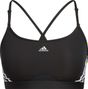 Sujetador Adidas Aeroready Mujer Negro/Blanco