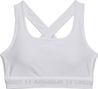 Under Armor Crossback Mid Bra White Women