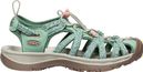 Sandalias de senderismo Keen Whisper Grey/Green para mujer 