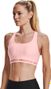 Brassière Under Armour Crossback Mid Bra Rose Femme