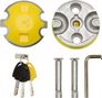 Auvray Anchor Point Fixe Twin 65x42mm ø14mm