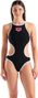 Women's Arena One Big Logo Swimsuit Black/White