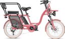 Vélo Cargo GAYA  L'Original Le Court  Rose Poudrée  Pack Adulte + Barres