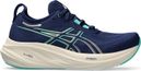 Chaussures de Running Femme Asics Gel Nimbus 26 Bleu Vert