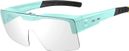 Lunettes de vélo photochromiques transparentes - bleu
