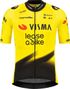 Visma Team Short-Sleeve Jersey | Lease a Bike Yellow 2026 Kids'