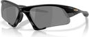 Oakley Suture Jacket-bril, gepolijst zwart/Prizm Black gepolariseerd/Ref.: OO9532-04