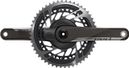 Sram Quarq Vermogensmeter Rood D1 DUB Crankset 48-35T 12S (Niet meegeleverd) Zwart