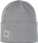 Buff Crossknit Unisex Beanie Grey
