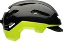 Casco Bell Hub Grigio Nero / Giallo Fluo