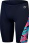 Speedo Allover Digital V-Cut Jammer Badpak Blauw / Roze