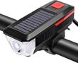 Phare Velkyne Avant Solaire USB Rechargeable 350 Lumens Klaxon 120 dB Rouge