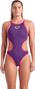 Damesbadpak Arena One Big Logo Violet/Corail