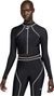 T-shirt de Bain Manches Longues Nike Fusion Noir Femme