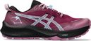 Chaussures de Trail Running Femme Asics Gel Trabuco 12 Rose Noir