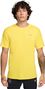 Heren Nike Dri-Fit ADV Solar Chase Geel Korte Mouw Trui