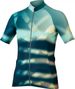 Maillot Manches Courtes Femme Endura Virtual Texture Bleu glacier
