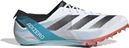 adidas Performance adizero Finesse White Blue Red Unisex Track &amp; Field Shoes