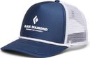 Black Diamond Flat Bill Trucker Cap Blue