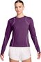 Maglia a maniche lunghe da donna Nike Running Division Purple