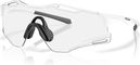 Oakley Cybr Zero Occhiali fotocromatici bianco opaco / da trasparente a nero / Ref : OO9512D-0139