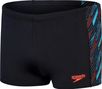 Speedo Hyper Boom Panel Swimsuit Black / Red