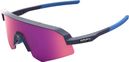Lunettes 100% Slendale SL Satin Storm Metallic/Verre Purple Mirror