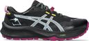 Chaussures de Trail Running Femme Asics Gel Trabuco 12 GTX Noir Rose