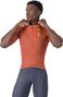 Maglia a maniche corte Castelli Drittone marrone da uomo