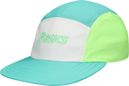 Asics 5-Panel Cap, Green/White