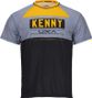 Maillot mangas cortas Kenny Charger negro / gris / amarillo