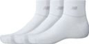 Chaussettes (3 paires) New Balance Running Repreve Blanc