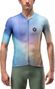Maillot Manches Courtes LeBram Race Aero Vert Bleu
