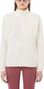 Salomon Essential Lightwarm White Top 1/2 zip da donna