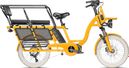 Vélo Cargo GAYA  L'Original Le Long  Safran  Pack Enfants