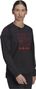 Maglia a manica lunga Adidas Five Ten Donna Nero/Rosso