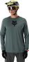Maglia a maniche lunghe Fox Ranger Fox Head verde da uomo