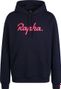 Rapha Felpa con cappuccio in cotone pesante blu/rosa per uomo