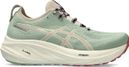 Zapatillas de trail running para mujer <strong>Asics Gel Nimbus 26 TR Vert Beige</strong>