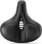 Black padded fitness bike saddle ROCKBROS