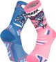 BV Sport Trail Ultra High Finisher Collector DBDB Socks - Blue/Pink