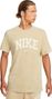Camiseta de manga corta Nike Sportswear Retro Beige