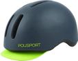 Polisport Casque Vélo Commuter L (58-61Cm) - Gris/Jaune