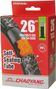 Chambre Chaoyang 26x1 95/2 125 Schrader 33mm mastic